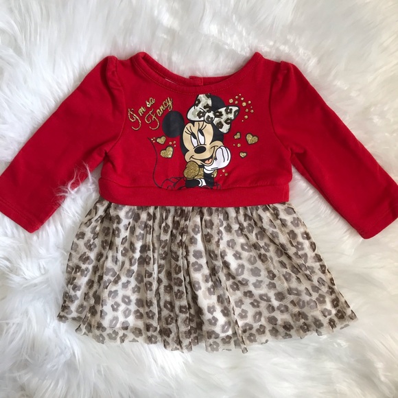 Other - Disney Baby Girl Minnie Mouse Dress SZ 6-9m ❤️✨